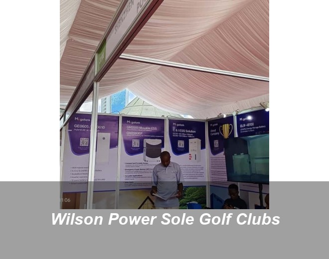Wilson Power Sole Golf Clubs